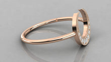 Charger l'image dans la galerie, Bague personnalisable en forme de lune