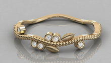 Charger l'image dans la galerie, Bague personnalisable feuillage