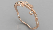 Charger l'image dans la galerie, Bague personnalisable feuillage