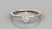 Charger l'image dans la galerie, Bague de type Halo avec Marquise personnalisable