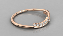 Charger l'image dans la galerie, Jonc personnalisable en vague