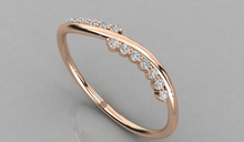 Charger l'image dans la galerie, Jonc personnalisable en vague