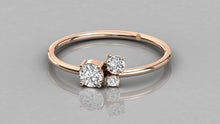 Charger l'image dans la galerie, Bague de fantaisie personnalisable avec 3 pierres