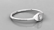 Charger l'image dans la galerie, Bague de type Solitaire en forme d'oeil personnalisable