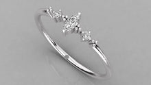 Charger l'image dans la galerie, Bague délicate avec Marquise centrale personnalisable
