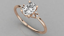 Charger l'image dans la galerie, Bague personnalisable avec au centre une pierre Ovale