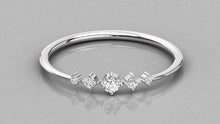 Charger l'image dans la galerie, Bague délicate personnalisable avec 5 pierres
