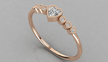 Charger l'image dans la galerie, Bague personnalisable coupe coeur