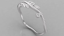 Charger l'image dans la galerie, Bague personnalisable feuillage