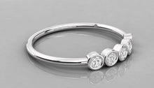 Charger l'image dans la galerie, Bague personnalisable 5pierres rondes