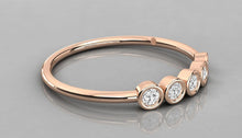 Charger l'image dans la galerie, Bague personnalisable 5pierres rondes