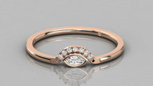 Charger l'image dans la galerie, Bague demi Halo de fantaisie personnalisable