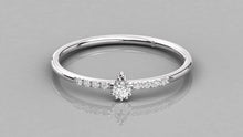 Charger l'image dans la galerie, Bague personnalisable avec centre en forme de goutte