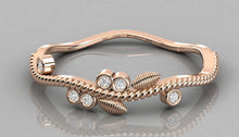 Charger l'image dans la galerie, Bague personnalisable feuillage