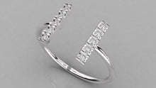 Charger l'image dans la galerie, Bague personnalisable avec corps de bague ouvert