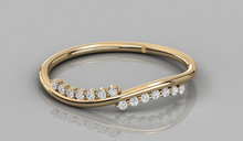 Charger l'image dans la galerie, Jonc personnalisable en vague