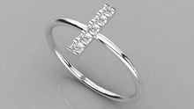 Charger l'image dans la galerie, Bague personnalisable en forme de "T"