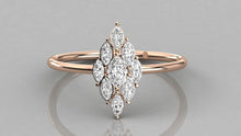 Charger l'image dans la galerie, Bague personnalisable en forme de Marquise