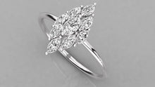 Charger l'image dans la galerie, Bague personnalisable en forme de Marquise
