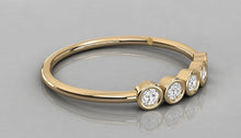 Charger l'image dans la galerie, Bague personnalisable 5pierres rondes