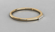 Charger l'image dans la galerie, Jonc délicat personnalisable avec 4 pierres