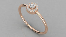 Charger l'image dans la galerie, Bague de type Halo personnalisable