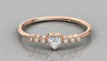 Charger l'image dans la galerie, Bague personnalisable coupe coeur