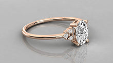 Charger l'image dans la galerie, Bague personnalisable avec au centre une pierre Ovale