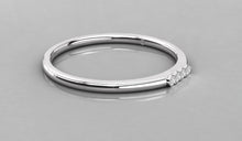 Charger l'image dans la galerie, Jonc délicat personnalisable avec 4 pierres