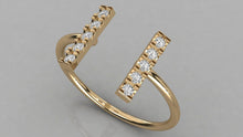 Charger l'image dans la galerie, Bague personnalisable avec corps de bague ouvert