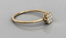 Charger l'image dans la galerie, Bague personnalisable avec au centre un cercle de 7pierres