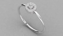 Charger l'image dans la galerie, Bague de type Halo personnalisable