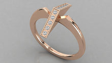 Charger l'image dans la galerie, Bague personnalisable de forme triangulaire